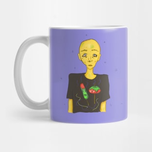 wilty lemon face Mug